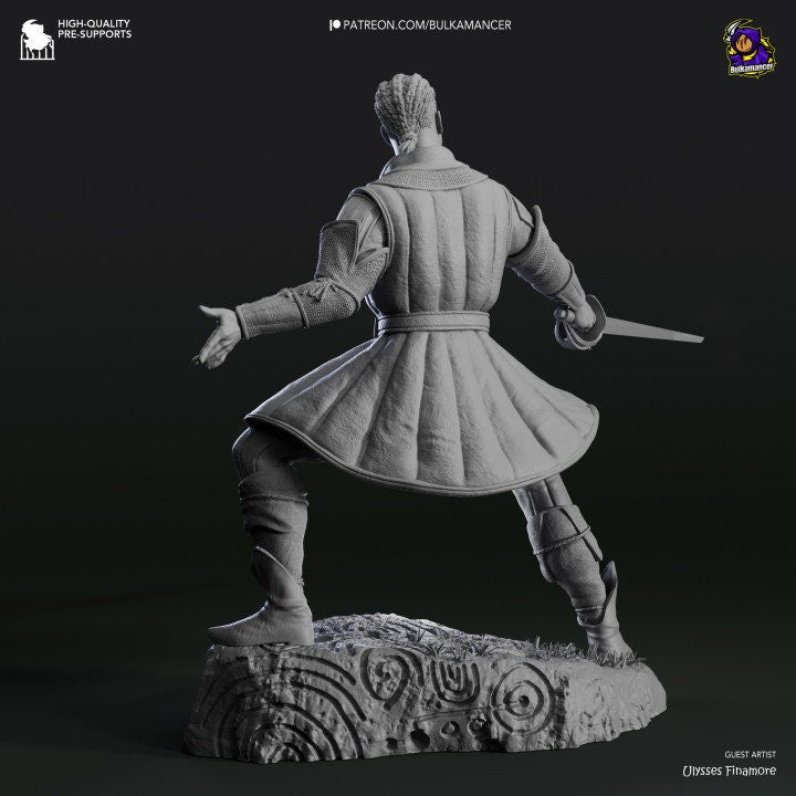 Frontier Warlock model/figurine(unpainted) - Griffins3dfigurines