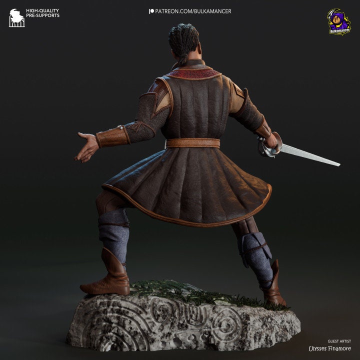 Frontier Warlock model/figurine(unpainted) - Griffins3dfigurines