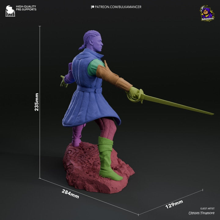 Frontier Warlock model/figurine(unpainted) - Griffins3dfigurines