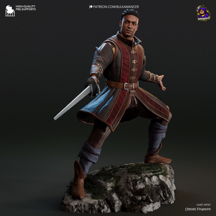 Frontier Warlock model/figurine(unpainted) - Griffins3dfigurines