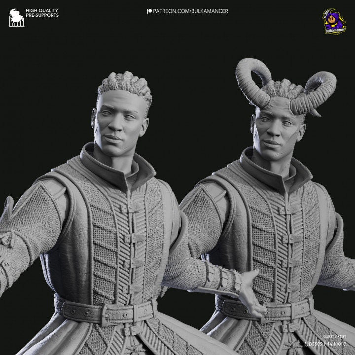 Frontier Warlock model/figurine(unpainted) - Griffins3dfigurines